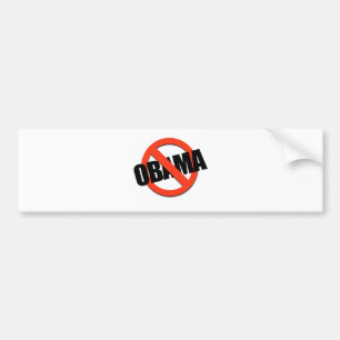 ANTI-OBAMAのティー バンパーステッカー
