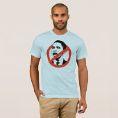 ANTI-OBAMAの人のTシャツ Tシャツ (正面フル)