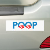 ANTI-OBAMA -ウンチ バンパーステッカー (車上)