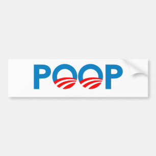 ANTI-OBAMA -ウンチ バンパーステッカー