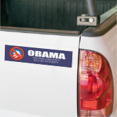 ANTI-OBAMA-余りに悪い車は愚かさで走りません バンパーステッカー (トラック上)