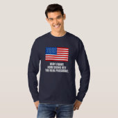 ANTI-OBAMA-非常におもしろい、今実質を前に引き出して下さい Tシャツ (正面フル)