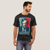 Anti Obama Hope Poster Loser Tシャツ (正面フル)