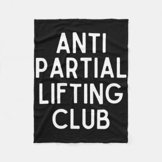 Anti Partial Lifting Club Gym Fitness Powerlifting フリースブランケット