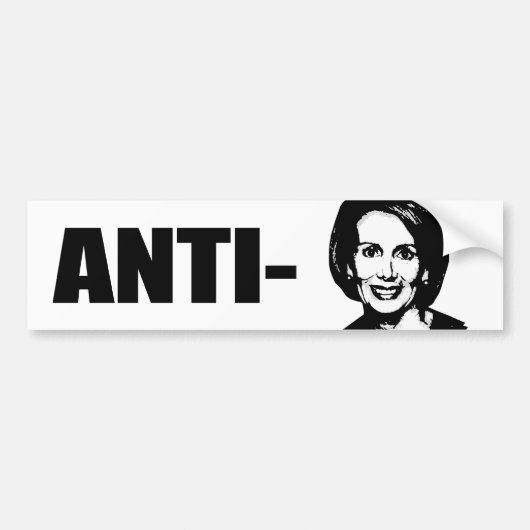 ANTI-PELOSI バンパーステッカー (正面)