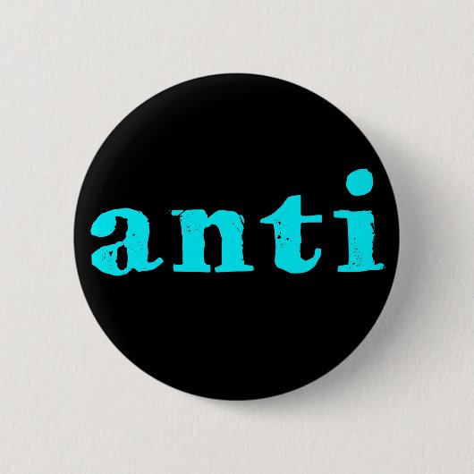Anti pin 1 缶バッジ (正面)