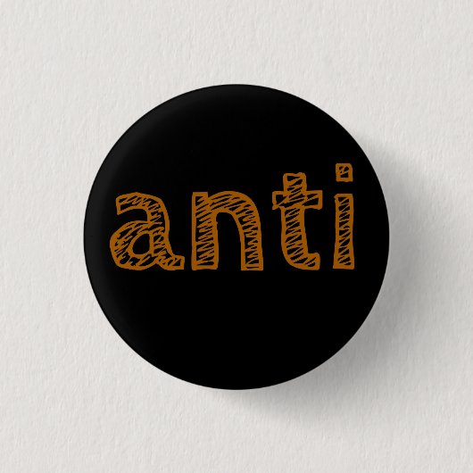 Anti pin 3 缶バッジ (正面)