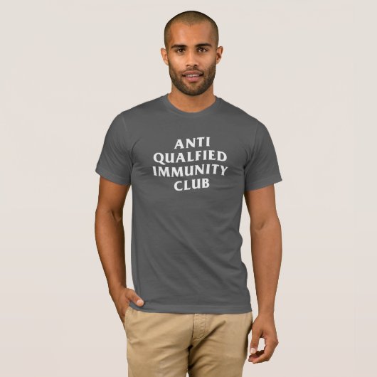 ANTI QUALIFIED IMMUNITY CLUB T-SHIRT Tシャツ (正面フル)