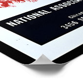 Anti-Racism & Anti Jim Crow Poster NAACP Art Wall ポスター (角)