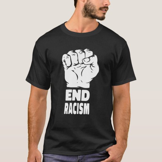 Anti Racism Equality Justice - Human Black Rights  Tシャツ (正面)
