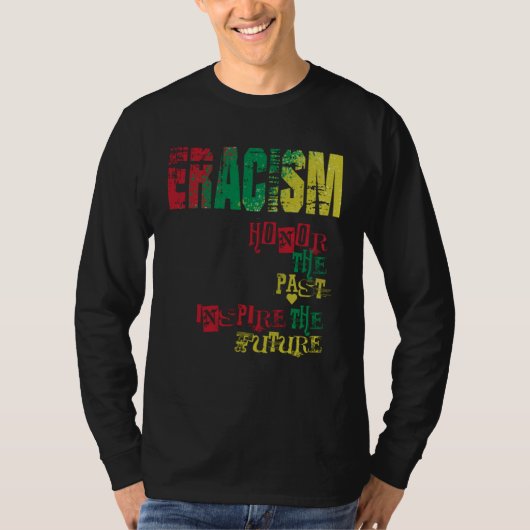 anti racism uprising Human Rights ERACISM  1 Tシャツ (正面)