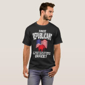 Anti Republican   Conservative Liberal American Tシャツ (正面フル)