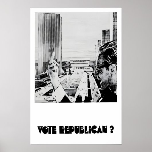 Anti-Republican Political Poster Vote Republican ポスター (正面)