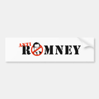 ANTI-ROMNEY バンパーステッカー