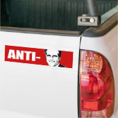 ANTI-ROMNEY バンパーステッカー (トラック上)