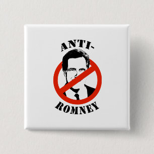 ANTI-ROMNEY - 缶バッジ