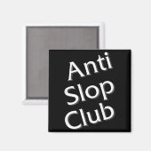 Anti Slop Club Artificial Intelligence Ai Llm Desi マグネット (正面/裏面)