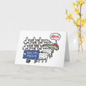 Anti Social Media カード (黄色い花)