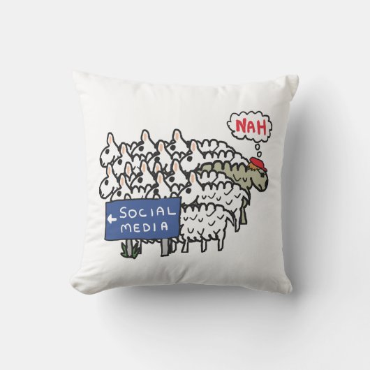 Anti Social Media クッション (正面)
