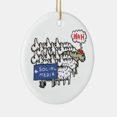 Anti Social Media セラミックオーナメント (右)