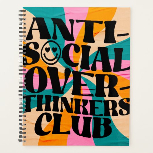 Anti social overthinkeners club プランナー手帳 (正面)