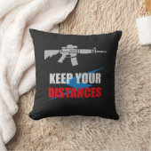 Anti Social Rifle Humor クッション (ブランケット)