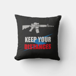 Anti Social Rifle Humor クッション