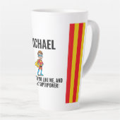 ANTI-STRESS KIDS HERO SUPERHERO POWER カフェラテマグ (右アングル)