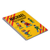 ANTI-STRESS KIDS HERO SUPERHERO POWER ノートブック (右側)