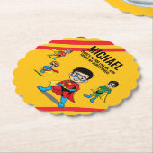 ANTI-STRESS KIDS HERO SUPERHERO POWER  ペーパーコースター (アングル)
