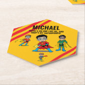 ANTI-STRESS KIDS HERO SUPERHERO POWER  ペーパーコースター (アングル)