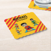 ANTI-STRESS KIDS HERO SUPERHERO POWER  ペーパーコースター (アングル)