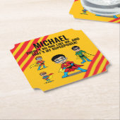 ANTI-STRESS KIDS HERO SUPERHERO POWER  ペーパーコースター (アングル)