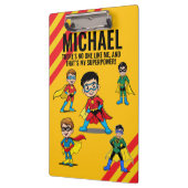 ANTI-STRESS KIDS HERO SUPERHERO POWER RED クリップボード (左)