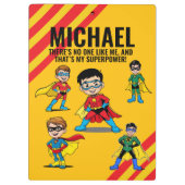 ANTI-STRESS KIDS HERO SUPERHERO POWER RED クリップボード (裏面)