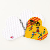 ANTI-STRESS KIDS HERO SUPERHERO POWER RED ノートブック (内部)