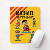 ANTI-STRESS KIDS HERO SUPERHERO POWER RED マウスパッド (マウス)