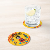 ANTI-STRESS KIDS HERO SUPERHERO POWER TEAM ラウンドペーパーコースター (インサイチュ)