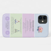 ANTI-Stress loto FLOWER YOGA CHAKRA PEACE Case-Mate iPhoneケース (裏面(横))