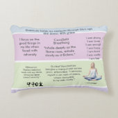 ANTI-STRESS RELAX CALM Meditation PEACE アクセントクッション (正面)
