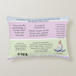 ANTI-STRESS RELAX CALM Meditation PEACE アクセントクッション