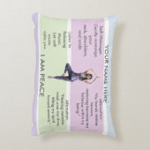 ANTI-STRESS RELAX CALM Meditation PEACE アクセントクッション (裏面(縦))