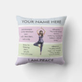 ANTI-STRESS RELAX CALM Meditation PEACE クッション (裏面)