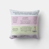 ANTI-STRESS RELAX CALM Meditation PEACE クッション (正面)