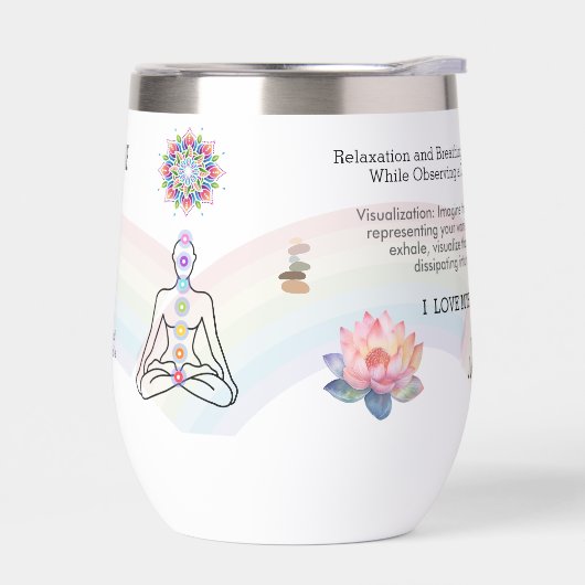 ANTI-STRESS RELAX CALM PEACE YOGA CHAKRAS (左面)