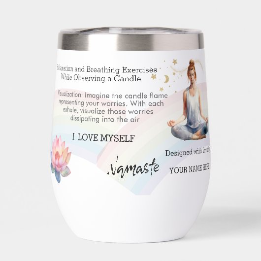 ANTI-STRESS RELAX CALM PEACE YOGA CHAKRAS (背面)