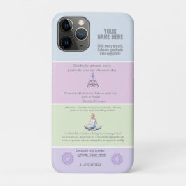 ANTI-Stress with every breath I choose gratitude iPhone 11 Proケース