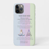 ANTI-Stress YOGA CHAKRA PEACE I choose gratitude Case-Mate iPhoneケース (裏)