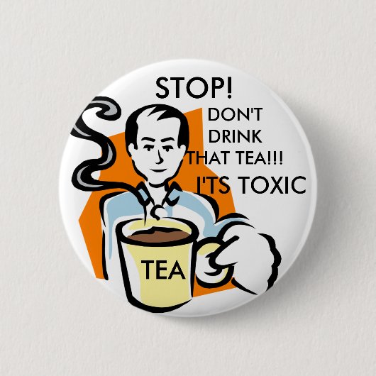 ANTI-TEAのパーティーボタン 缶バッジ (正面)