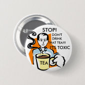 ANTI-TEAのパーティーボタン 缶バッジ (正面&裏面)